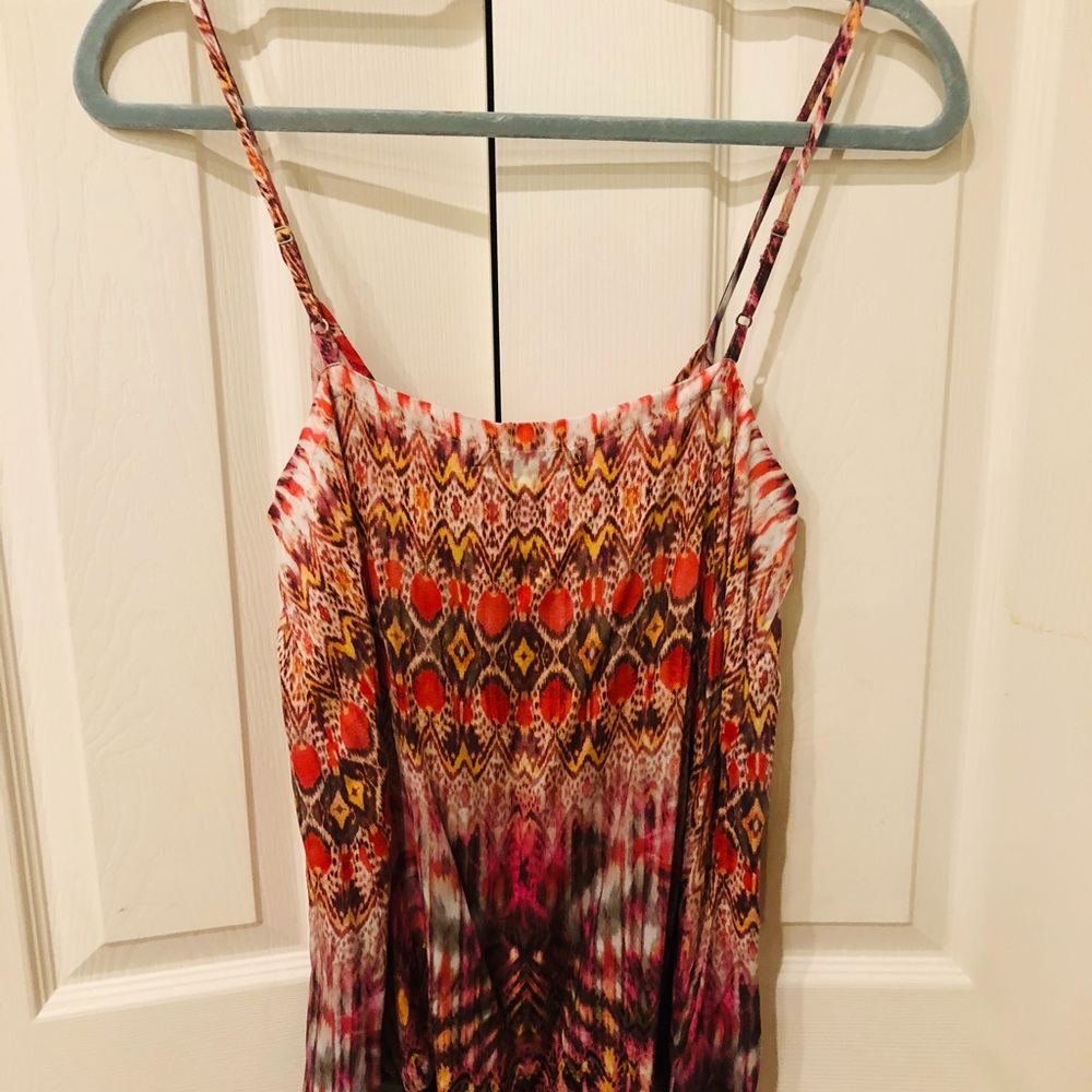 Aztec gauze linen cami